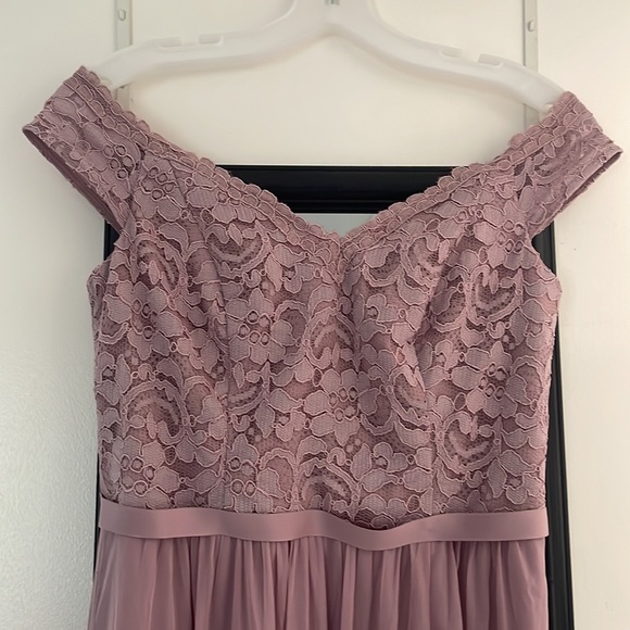 Pink mauve formal dress - Picture 3 of 9